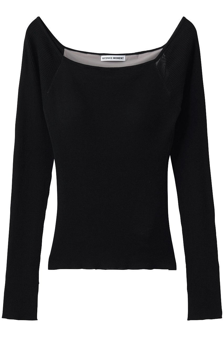 【プルミエ アロンディスモン/1er Arrondissement】の【NICE NICE MOMENT】OPEN SHOULDER LS 人気、トレンドファッション・服の通販 founy(ファニー) ファッション Fashion レディースファッション Fashion for Women トップス・カットソー Cut & Sew Tops ニット Knit Tops & Sweaters カジュアルプルオーバー・ニットトップス Pullovers & Knit Tops / Casual Pullovers 2026年 2026 ショルダー Shoulder, Shoulder Strap シンプル Simple, Minimal デコルテ Décolleté, Neckline 夏 Summer 春 Spring S/S・春夏 SS, Spring/Summer, Warm Season other-1|ID: prp329100004866294 ipo3291000000036233039