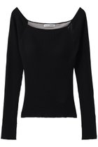 【プルミエ アロンディスモン/1er Arrondissement】の【NICE NICE MOMENT】OPEN SHOULDER LS 人気、トレンドファッション・服の通販 founy(ファニー) ファッション Fashion レディースファッション Fashion for Women トップス・カットソー Cut & Sew Tops ニット Knit Tops & Sweaters カジュアルプルオーバー・ニットトップス Pullovers & Knit Tops / Casual Pullovers 2026年 2026 ショルダー Shoulder, Shoulder Strap シンプル Simple, Minimal デコルテ Décolleté, Neckline 夏 Summer 春 Spring S/S・春夏 SS, Spring/Summer, Warm Season thumbnail ブラック|ID: prp329100004866294 ipo3291000000036233041