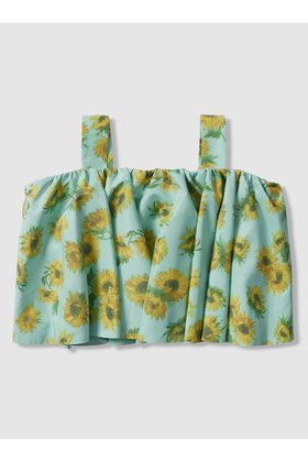 【アルアバイル/allureville】 【LOULOU WILLOUGHBY】サンフラワープリントブラウス人気、トレンドファッション・服の通販 founy(ファニー) ファッション Fashion レディースファッション Fashion for Women トップス・カットソー Cut & Sew Tops シャツ・ブラウス・オフィスカジュアル Elegant Blouses & Button-Ups 花柄・フラワープリント・モチーフ Floral Prints & Motifs / Flower Pattern Tops 2026年 2026 ギャザー Gathered, Ruffled ショート Short, Short Length スリーブ Sleeve, Long Sleeve / Short Sleeve タフタ Taffeta, Structured Fabric プリント Print, Printed Pattern ラップ Wrap, Wrap Design エレガント 上品 Elegant 夏 Summer 春 Spring S/S・春夏 SS, Spring/Summer, Warm Season |ID:prp329100004866297