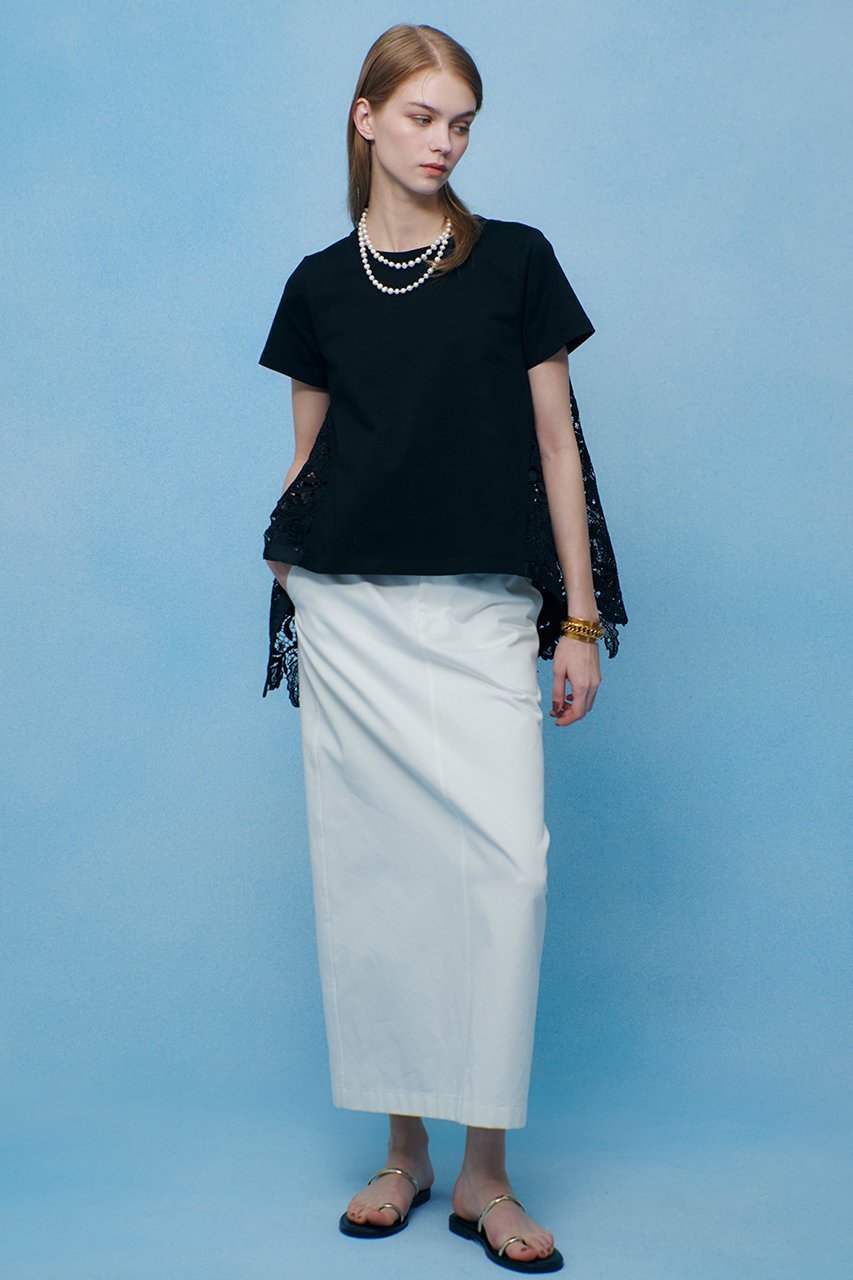 【アルアバイル/allureville】の【LOULOU WILLOUGHBY】チノタイトロングスカート 人気、トレンドファッション・服の通販 founy(ファニー) 　ファッション　Fashion　レディースファッション　Fashion for Women　スカート　Skirts　ロングスカート　Long Skirts / Maxi & Midi Skirts　2026年　2026　シンプル　Simple, Minimal　スリット　Slit, Slit Detail　センター　Center, Center Line　フィット　Fit, Slim Fit　フォルム　Silhouette, Form　ロング　Long, Long-Length　夏　Summer　春　Spring　S/S・春夏　SS, Spring/Summer, Warm Season　other-7|ID: prp329100004866304 ipo3291000000036233179