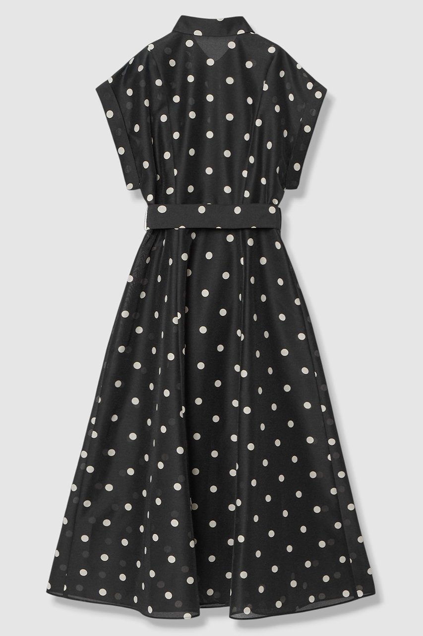 【アルアバイル/allureville】の【LOULOU WILLOUGHBY】オーガンドットワンピース 人気、トレンドファッション・服の通販 founy(ファニー) 　ファッション　Fashion　レディースファッション　Fashion for Women　ワンピース　Dresses　チュニック　Tunic Tops & Dresses　2026年　2026　オーガンジー　Organza Fabric　チュニック　Tunic, Long Top　ドット　Polka Dot, Dot Pattern　フィット　Fit, Slim Fit　フレア　Flare, Flared　プリント　Print, Printed Pattern　リボン　Ribbon, Bow　ロング　Long, Long-Length　エレガント 上品　Elegant　夏　Summer　春　Spring　S/S・春夏　SS, Spring/Summer, Warm Season　other-2|ID: prp329100004866306 ipo3291000000036233197