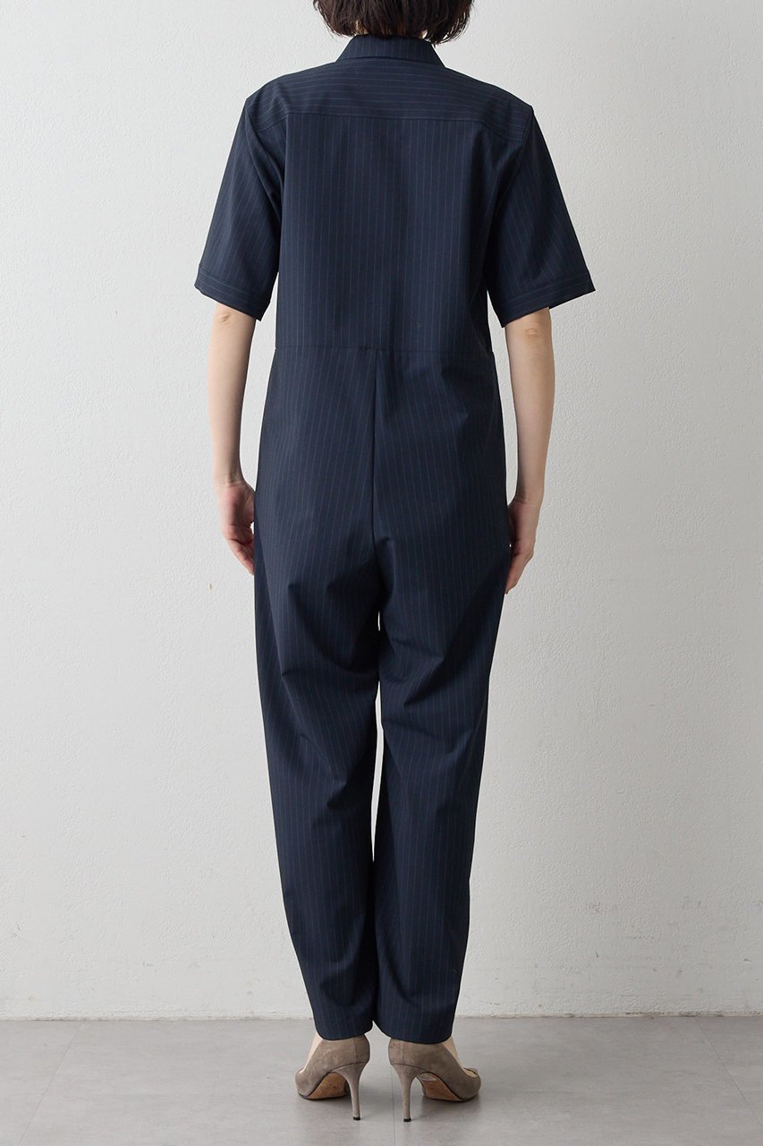 【ウィムガゼット/Whim Gazette】の【THE PAUSE】ストライプカイキンジャンプスーツ 人気、トレンドファッション・服の通販 founy(ファニー) 　ファッション　Fashion　レディースファッション　Fashion for Women　パンツ　Pants & Trousers　2026年　2026　インナー　Innerwear　クラシック　Classic, Timeless Style　シンプル　Simple, Minimal　ストライプ　Stripe, Striped Pattern　ストレッチ　Stretch, Stretchy Fabric　スーツ　Suit, Formalwear　バランス　Balance, Style Balance　マニッシュ　Mannish, Boyish　半袖　Short Sleeve, Half Sleeve　夏　Summer　春　Spring　S/S・春夏　SS, Spring/Summer, Warm Season　other-7|ID: prp329100004866307 ipo3291000000036233219