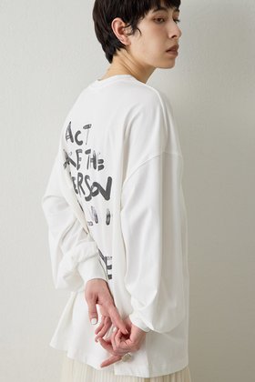 【ウィムガゼット/Whim Gazette】 【THE PAUSE】バックロゴロンTEE人気、トレンドファッション・服の通販 founy(ファニー) ファッション Fashion レディースファッション Fashion for Women トップス・カットソー Cut & Sew Tops シャツ・ブラウス・オフィスカジュアル Elegant Blouses & Button-Ups ロングTシャツ・Tシャツ Longline T-Shirts & Tees カットソー・ベーシックTシャツ Cut-and-Sewn Tops / Stretch Tees & Basics 2026年 2026 シンプル Simple, Minimal スリーブ Sleeve, Long Sleeve / Short Sleeve バランス Balance, Style Balance フロント Front, Front Design プリント Print, Printed Pattern ベーシック Basic, Essential ルーズ Loose, Oversized ロング Long, Long-Length 夏 Summer 春 Spring S/S・春夏 SS, Spring/Summer, Warm Season |ID:prp329100004866310