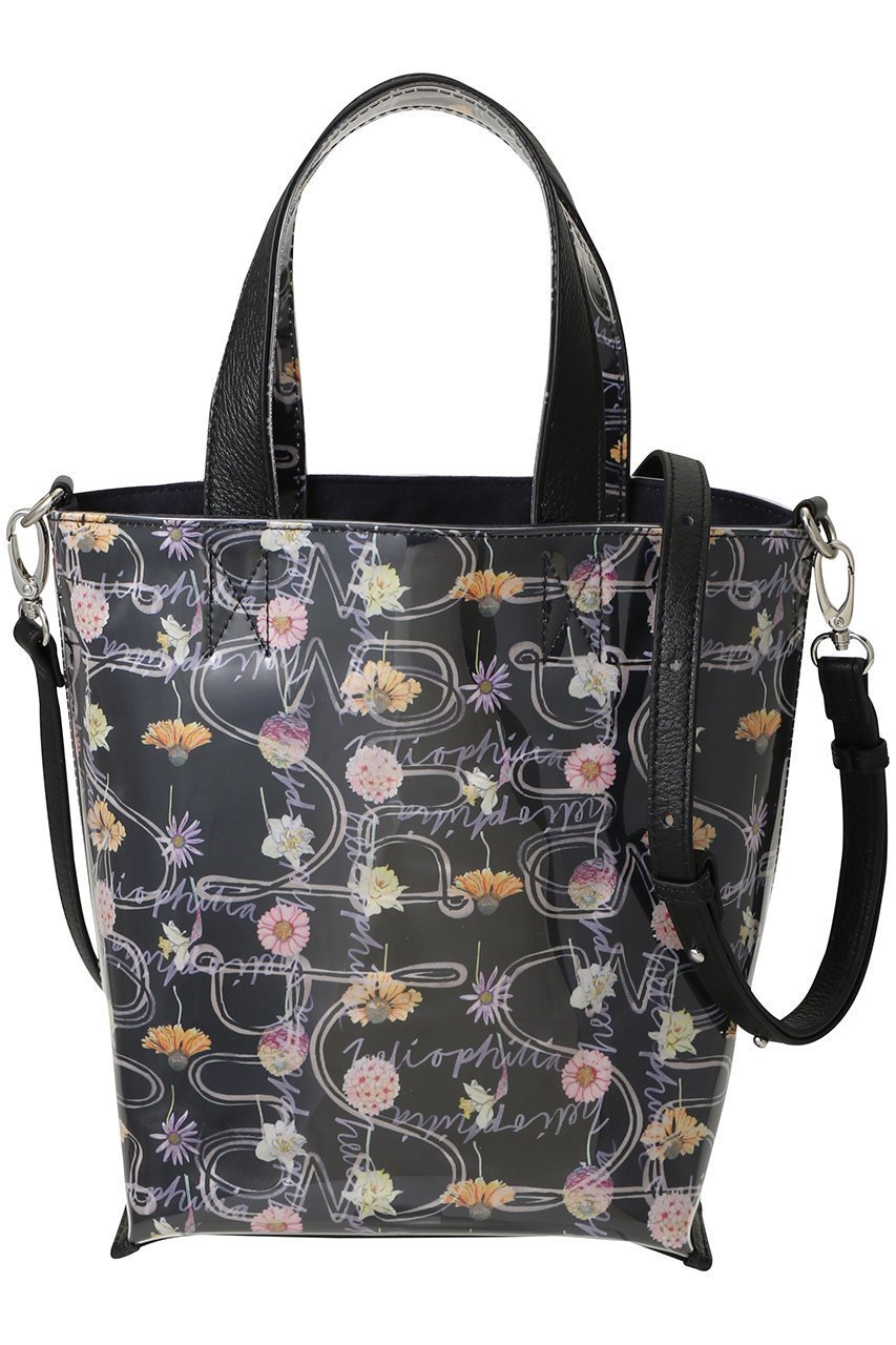 【その他のブランド/Other】のPVCハンドバッグ(小) インテリア・キッズ・メンズ・レディースファッション・服の通販 founy(ファニー) ファッション Fashion レディースファッション Fashion for Women ビーチ Beach, Seaside プリント Print, Printed Pattern 新作・新入荷 New Arrivals / New In 旅行 Travel ネイビー|ID: prp329100004866319 ipo3291000000036233361