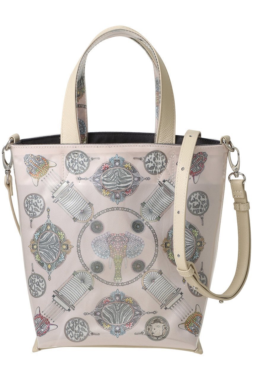 【その他のブランド/Other】のPVCハンドバッグ(小) インテリア・キッズ・メンズ・レディースファッション・服の通販 founy(ファニー) ファッション Fashion レディースファッション Fashion for Women ビーチ Beach, Seaside プリント Print, Printed Pattern 新作・新入荷 New Arrivals / New In 旅行 Travel ピンク|ID: prp329100004866319 ipo3291000000036233362