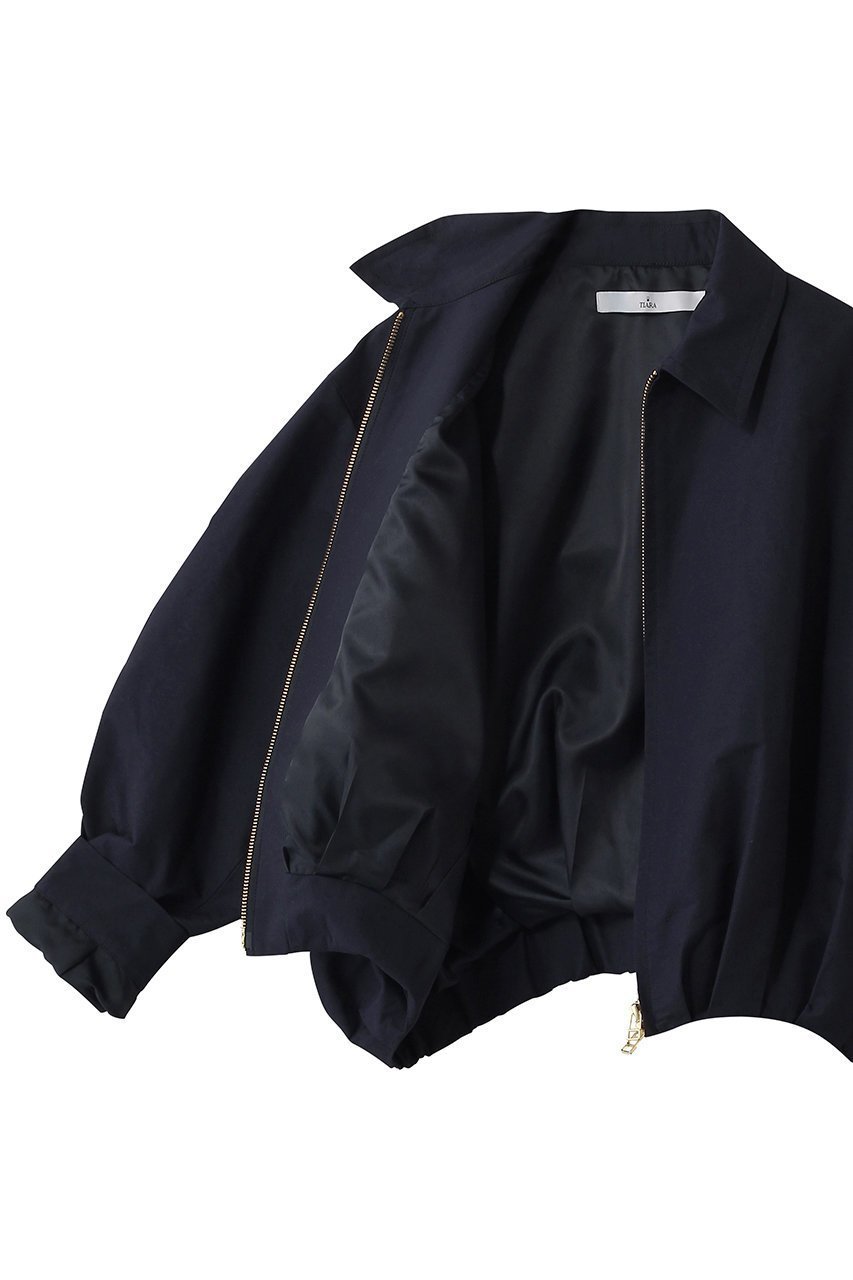 【ティアラ/Tiara】のショートスイングトップ 人気、トレンドファッション・服の通販 founy(ファニー) 　ファッション　Fashion　レディースファッション　Fashion for Women　アウター　Coat / Outerwear Collection　レディースジャケット・軽アウター　Jackets　オックス　Oxford Fabric　ショート　Short, Short Length　シンプル　Simple, Minimal　ジップ　Zip, Zipper　ジャケット　Jacket, Outerwear　スリット　Slit, Slit Detail　バルーン　Balloon, Balloon Silhouette　ブルゾン　Blouson, Bomber Jacket　other-6|ID: prp329100004866323 ipo3291000000036642816