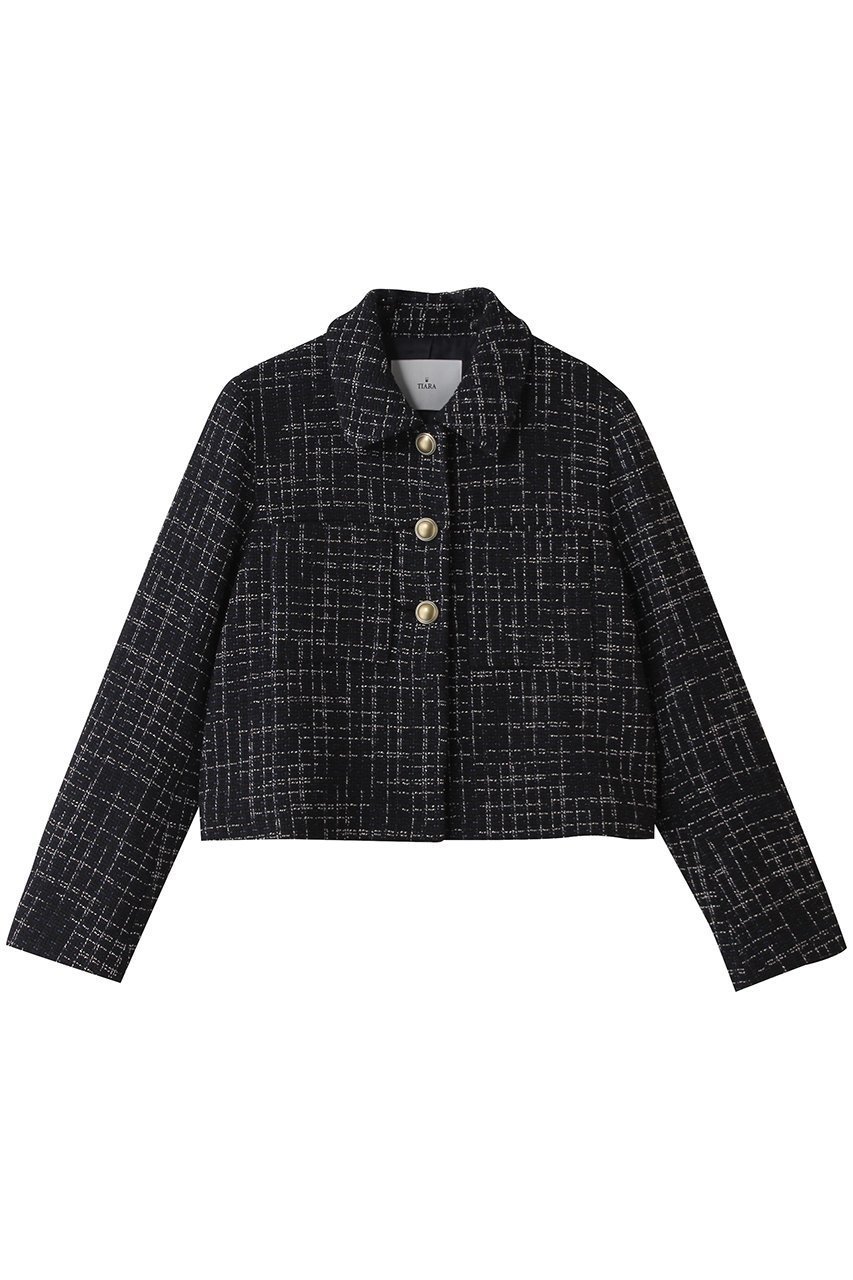 【ティアラ/Tiara】のミックスツイードジャケット インテリア・キッズ・メンズ・レディースファッション・服の通販 founy(ファニー) 　ファッション　Fashion　レディースファッション　Fashion for Women　アウター　Coat / Outerwear Collection　レディースジャケット・軽アウター　Jackets　イタリア　Italy　コンパクト　Compact, Small Size　ジャケット　Jacket, Outerwear　ツイード　Twill, Twill Weave　パーティ　Party, Party Style　ビンテージ　Vintage, Retro Style　新作・新入荷　New Arrivals / New In　ネイビー|ID: prp329100004866324 ipo3291000000036233422