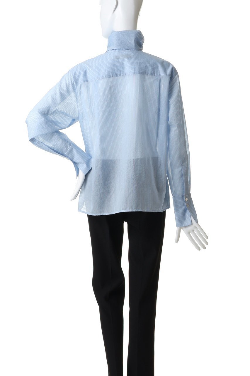 【ティアラ/Tiara】のスカーフ付きバンドカラーシャツ 人気、トレンドファッション・服の通販 founy(ファニー) 　ファッション　Fashion　レディースファッション　Fashion for Women　トップス・カットソー　Cut & Sew Tops　シャツ・ブラウス・オフィスカジュアル　Elegant Blouses & Button-Ups　アシンメトリー　Asymmetrical Style　シアー　Sheer, See-Through　シンプル　Simple, Minimal　スカーフ　Scarf, Neckwear　スリーブ　Sleeve, Long Sleeve / Short Sleeve　ロング　Long, Long-Length　新作・新入荷　New Arrivals / New In　other-4|ID: prp329100004866326 ipo3291000000036233451