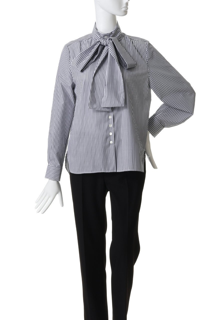 【ティアラ/Tiara】のボウタイハイネックボタンブラウス 人気、トレンドファッション・服の通販 founy(ファニー) ファッション Fashion レディースファッション Fashion for Women トップス・カットソー Cut & Sew Tops シャツ・ブラウス・オフィスカジュアル Elegant Blouses & Button-Ups なめらか Smooth, Silky Texture シンプル Simple, Minimal スリーブ Sleeve, Long Sleeve / Short Sleeve ブロード Broadcloth, Fine Cotton リボン Ribbon, Bow ロング Long, Long-Length 新作・新入荷 New Arrivals / New In other-2|ID: prp329100004866329 ipo3291000000036233485