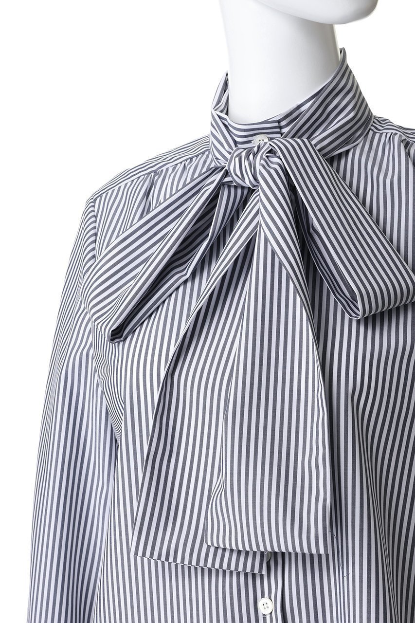 【ティアラ/Tiara】のボウタイハイネックボタンブラウス 人気、トレンドファッション・服の通販 founy(ファニー) ファッション Fashion レディースファッション Fashion for Women トップス・カットソー Cut & Sew Tops シャツ・ブラウス・オフィスカジュアル Elegant Blouses & Button-Ups なめらか Smooth, Silky Texture シンプル Simple, Minimal スリーブ Sleeve, Long Sleeve / Short Sleeve ブロード Broadcloth, Fine Cotton リボン Ribbon, Bow ロング Long, Long-Length 新作・新入荷 New Arrivals / New In other-5|ID: prp329100004866329 ipo3291000000036233489