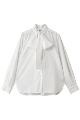 【ティアラ/Tiara】のボウタイハイネックボタンブラウス 人気、トレンドファッション・服の通販 founy(ファニー) ファッション Fashion レディースファッション Fashion for Women トップス・カットソー Cut & Sew Tops シャツ・ブラウス・オフィスカジュアル Elegant Blouses & Button-Ups なめらか Smooth, Silky Texture シンプル Simple, Minimal スリーブ Sleeve, Long Sleeve / Short Sleeve ブロード Broadcloth, Fine Cotton リボン Ribbon, Bow ロング Long, Long-Length 再入荷 Restock / Back in Stock |ID:prp329100004866329