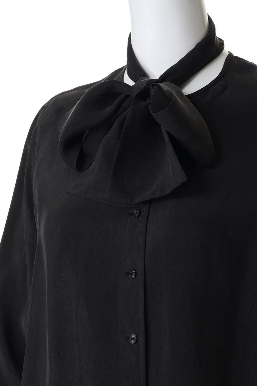 【ティアラ/Tiara】のキュプラボウタイブラウス 人気、トレンドファッション・服の通販 founy(ファニー) 　ファッション　Fashion　レディースファッション　Fashion for Women　トップス・カットソー　Cut & Sew Tops　シャツ・ブラウス・オフィスカジュアル　Elegant Blouses & Button-Ups　とろみ　Fluid, Flowy Fabric　キュプラ　Cupro, Eco Fabric　スラックス　Slacks, Dress Pants　スリット　Slit, Slit Detail　スリーブ　Sleeve, Long Sleeve / Short Sleeve　ダウン　Down, Puffer　デニム　Denim, Jeans Material　ロング　Long, Long-Length　エレガント 上品　Elegant　新作・新入荷　New Arrivals / New In　other-5|ID: prp329100004866330 ipo3291000000036233501