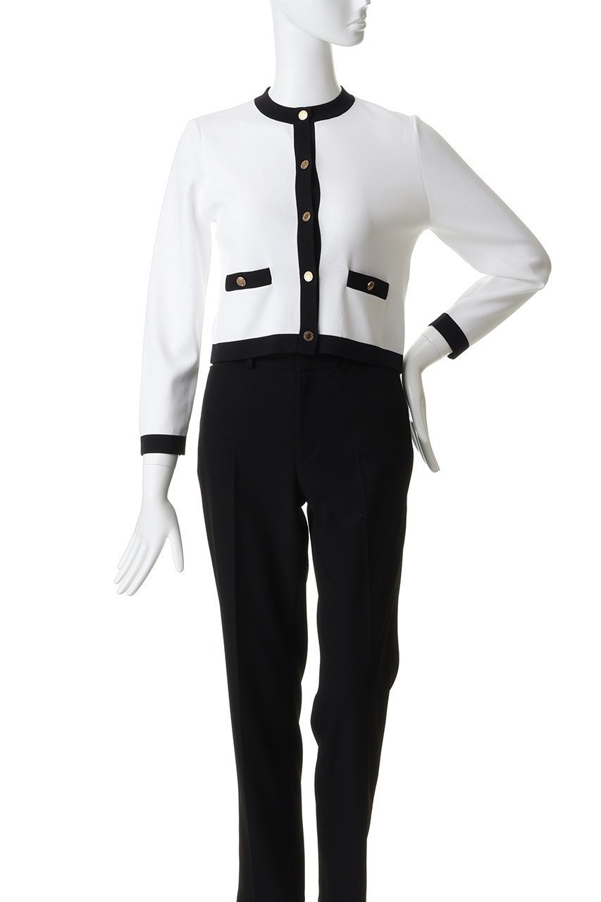 【アルアバイル/allureville】の【Loulou Willoughby】バイカラーコンパクトCD A 人気、トレンドファッション・服の通販 founy(ファニー) ファッション Fashion レディースファッション Fashion for Women アウター Coat / Outerwear Collection レディースジャケット・軽アウター Jackets 2026年 2026 カーディガン Cardigan, Knitwear コンパクト Compact, Small Size ジャケット Jacket, Outerwear スラックス Slacks, Dress Pants デニム Denim, Jeans Material フレア Flare, Flared 夏 Summer 春 Spring S/S・春夏 SS, Spring/Summer, Warm Season 羽織 Haori, Light Jacket other-2|ID: prp329100004866334 ipo3291000000036233541