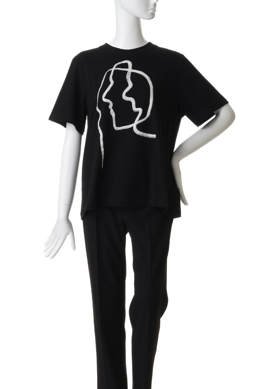 【アキラナカ/AKIRANAKA】のLine ポートレイト Tシャツ 人気、トレンドファッション・服の通販 founy(ファニー) 　ファッション　Fashion　レディースファッション　Fashion for Women　トップス・カットソー　Cut & Sew Tops　シャツ・ブラウス・オフィスカジュアル　Elegant Blouses & Button-Ups　ロングTシャツ・Tシャツ　Longline T-Shirts & Tees　カットソー・ベーシックTシャツ　Cut-and-Sewn Tops / Stretch Tees & Basics　2026年　2026　グラフィック　Graphic, Graphic Design　ショート　Short, Short Length　スリーブ　Sleeve, Long Sleeve / Short Sleeve　モダン　Modern, Contemporary　夏　Summer　春　Spring　S/S・春夏　SS, Spring/Summer, Warm Season　other-2|ID: prp329100004866338 ipo3291000000036233578