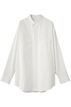 【イレーヴ/YLEVE】の【UNISEX】【Y】ORGANIC COTTON HIGH DENSITY サテン シャツ 人気、トレンドファッション・服の通販 founy(ファニー) ファッション Fashion レディースファッション Fashion for Women トップス・カットソー Cut & Sew Tops シャツ・ブラウス・オフィスカジュアル Elegant Blouses & Button-Ups 2026年 2026 ユニセックス Unisex, Genderless なめらか Smooth, Silky Texture サテン Satin, Glossy Fabric スリーブ Sleeve, Long Sleeve / Short Sleeve ポケット Pocket, Pocket Detail ロング Long, Long-Length エレガント 上品 Elegant 夏 Summer 春 Spring S/S・春夏 SS, Spring/Summer, Warm Season thumbnail ホワイト|ID: prp329100004866346 ipo3291000000036233661