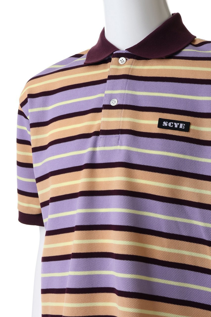 【サイ サイベーシックス/Scye SCYE BASICS / MEN】の【MEN】【SCYE BASICS】Striped Cotton Piquet ポロ シャツ 人気、トレンドファッション・服の通販 founy(ファニー) 　ファッション　Fashion　メンズファッション　Fashion for Men　春　Spring　鹿の子　Piqué, Kanoko Fabric　スタンダード　Standard, Basic　バランス　Balance, Style Balance　ボックス　Boxy, Box Shape　ボーダー　Border, Stripe　ポロシャツ　Polo Shirt, Collared Tee　無地　Plain, Solid Color　S/S・春夏　SS, Spring/Summer, Warm Season　夏　Summer　2026年　2026　other-5|ID: prp329100004866359 ipo3291000000036233808