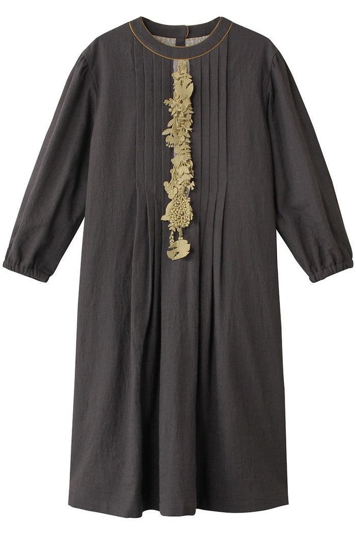 【ミナ ペルホネン/mina perhonen / KIDS】の【KIDS】forest parade ワンピース ダークネイビー 160/14Y インテリア・キッズ・メンズ・レディースファッション・服の通販 founy(ファニー) https://founy.com/ ファッション Fashion キッズファッション Fashion for Kids ワンピース Dresses ギャザー Gathered, Ruffled フロント Front, Front Design モチーフ Motif, Design Theme A/W・秋冬 Autumn/Winter |ID: prp329100004866361 ipo3291000000036236296