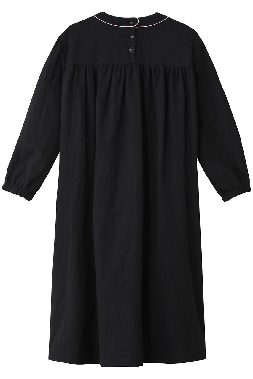 【ミナ ペルホネン/mina perhonen / KIDS】の【KIDS】forest parade ワンピース ダークネイビー 160/14Y 人気、トレンドファッション・服の通販 founy(ファニー) 　ファッション　Fashion　キッズファッション　Fashion for Kids　ワンピース　Dresses　ギャザー　Gathered, Ruffled　フロント　Front, Front Design　モチーフ　Motif, Design Theme　A/W・秋冬　Autumn/Winter　other-2|ID: prp329100004866361 ipo3291000000036236302