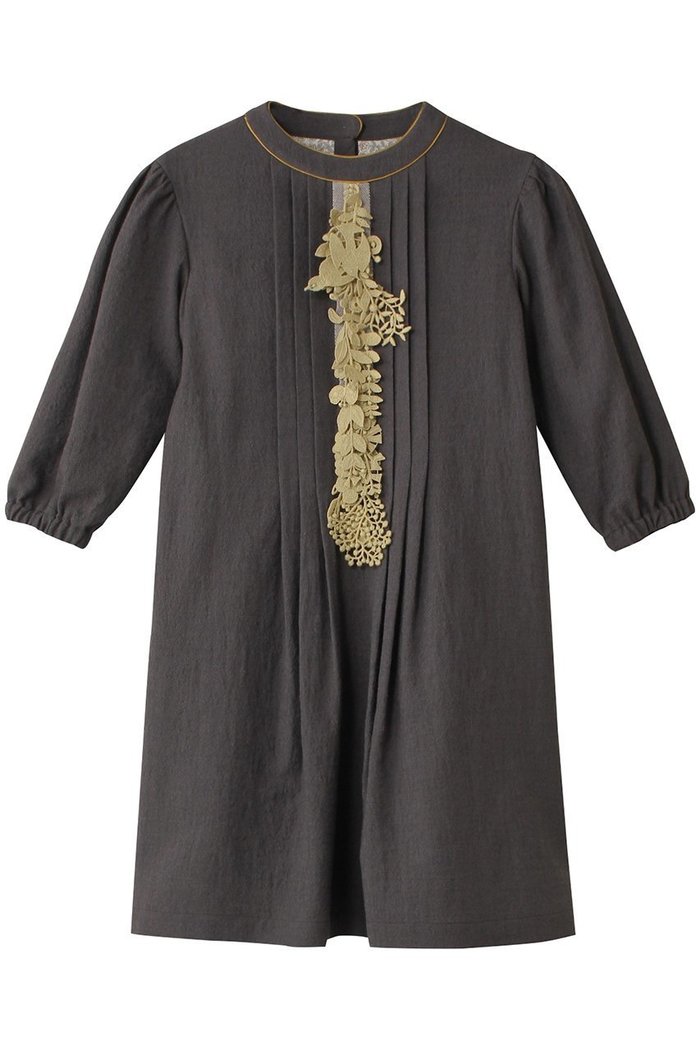 【ミナ ペルホネン/mina perhonen / KIDS】の【KIDS】forest parade ワンピース ダークネイビー 130/8Y インテリア・キッズ・メンズ・レディースファッション・服の通販 founy(ファニー) https://founy.com/ ファッション Fashion キッズファッション Fashion for Kids ワンピース Dresses エレガント 上品 Elegant ギャザー Gathered, Ruffled フロント Front, Front Design モチーフ Motif, Design Theme |ID: prp329100004866362 ipo3291000000036236305