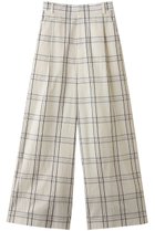 【サクラ/SACRA】のハイカウントコットンプレイドパンツ 人気、トレンドファッション・服の通販 founy(ファニー) ファッション Fashion レディースファッション Fashion for Women パンツ Pants & Trousers イタリア Italy フロント Front, Front Design リラックス Relax, Relaxed Fit ワイド Wide, Wide Fit ワッシャー Washer, Crinkled Finish thumbnail エクリュ|ID: prp329100004866573 ipo3291000000036887425