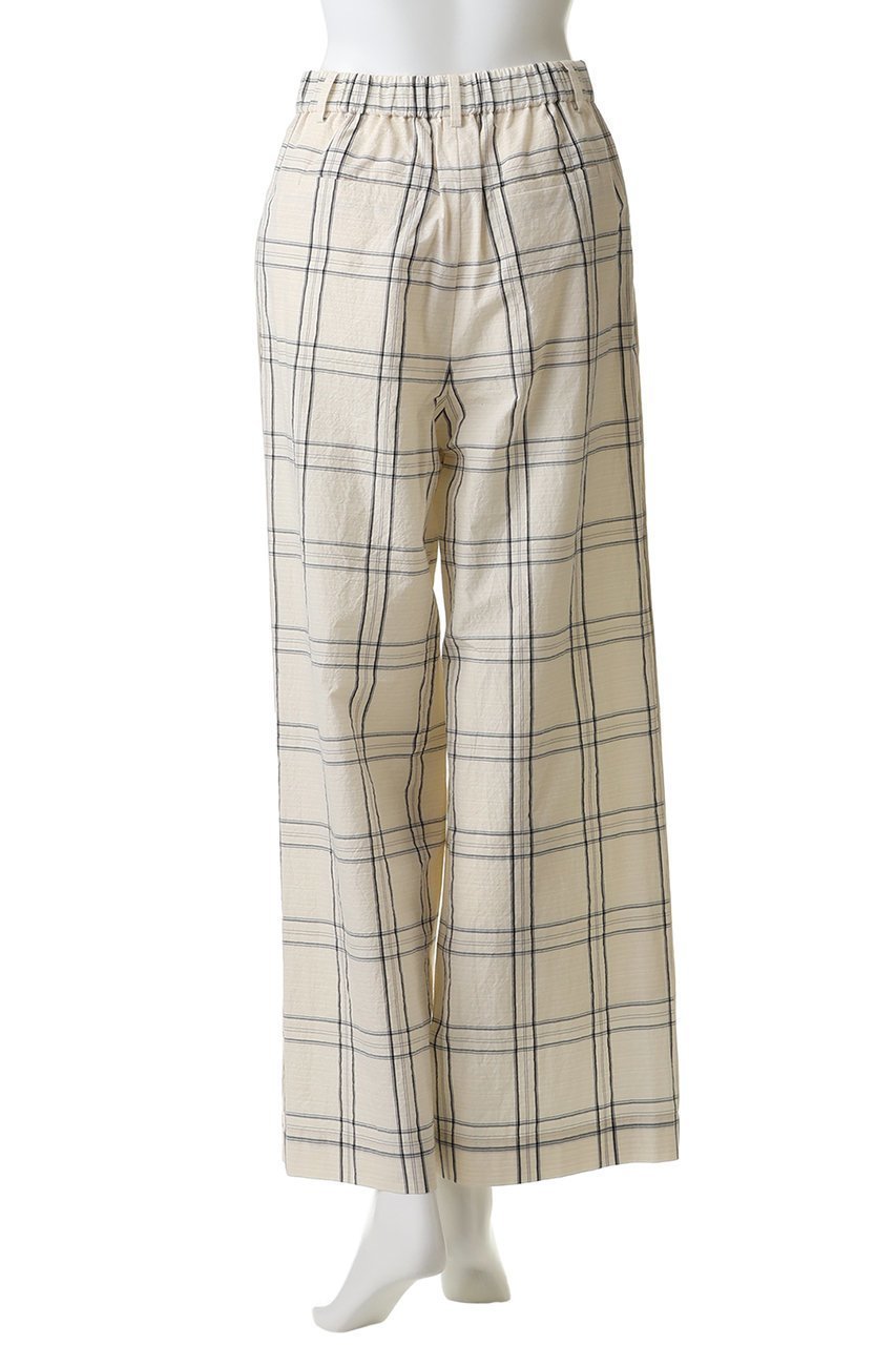 【サクラ/SACRA】のハイカウントコットンプレイドパンツ 人気、トレンドファッション・服の通販 founy(ファニー) ファッション Fashion レディースファッション Fashion for Women パンツ Pants & Trousers イタリア Italy フロント Front, Front Design リラックス Relax, Relaxed Fit ワイド Wide, Wide Fit ワッシャー Washer, Crinkled Finish other-4|ID: prp329100004866573 ipo3291000000036887428