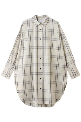 【サクラ/SACRA】 ハイカウントコットンプレイドシャツ人気、トレンドファッション・服の通販 founy(ファニー) ファッション Fashion レディースファッション Fashion for Women トップス・カットソー Cut & Sew Tops シャツ・ブラウス・オフィスカジュアル Elegant Blouses & Button-Ups 2026年 2026 イタリア Italy スリーブ Sleeve, Long Sleeve / Short Sleeve ロング Long, Long-Length ワイド Wide, Wide Fit ワッシャー Washer, Crinkled Finish 夏 Summer 春 Spring S/S・春夏 SS, Spring/Summer, Warm Season |ID:prp329100004866574