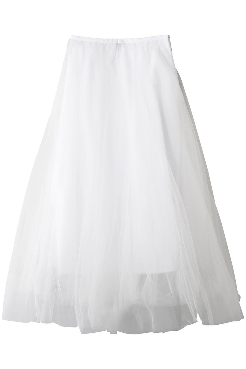 【ハー/HER.】のAラインチュールスカート 人気、トレンドファッション・服の通販 founy(ファニー) 　ファッション　Fashion　レディースファッション　Fashion for Women　スカート　Skirts　ロングスカート　Long Skirts / Maxi & Midi Skirts　エアリー　Airy Texture　シンプル　Simple, Minimal　チュール　Tulip, Tulip Motif　フレア　Flare, Flared　ロング　Long, Long-Length　 other-1|ID: prp329100004866576 ipo3291000000036714363