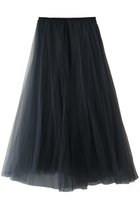 【ハー/HER.】のAラインチュールスカート 人気、トレンドファッション・服の通販 founy(ファニー) ファッション Fashion レディースファッション Fashion for Women スカート Skirts ロングスカート Long Skirts / Maxi & Midi Skirts エアリー Airy Texture シンプル Simple, Minimal チュール Tulip, Tulip Motif フレア Flare, Flared ロング Long, Long-Length thumbnail チャコールグレー|ID: prp329100004866576 ipo3291000000036714365