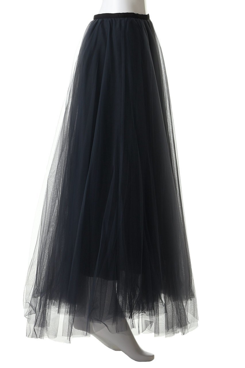 【ハー/HER.】のAラインチュールスカート 人気、トレンドファッション・服の通販 founy(ファニー) 　ファッション　Fashion　レディースファッション　Fashion for Women　スカート　Skirts　ロングスカート　Long Skirts / Maxi & Midi Skirts　エアリー　Airy Texture　シンプル　Simple, Minimal　チュール　Tulip, Tulip Motif　フレア　Flare, Flared　ロング　Long, Long-Length　other-3|ID: prp329100004866576 ipo3291000000036746710