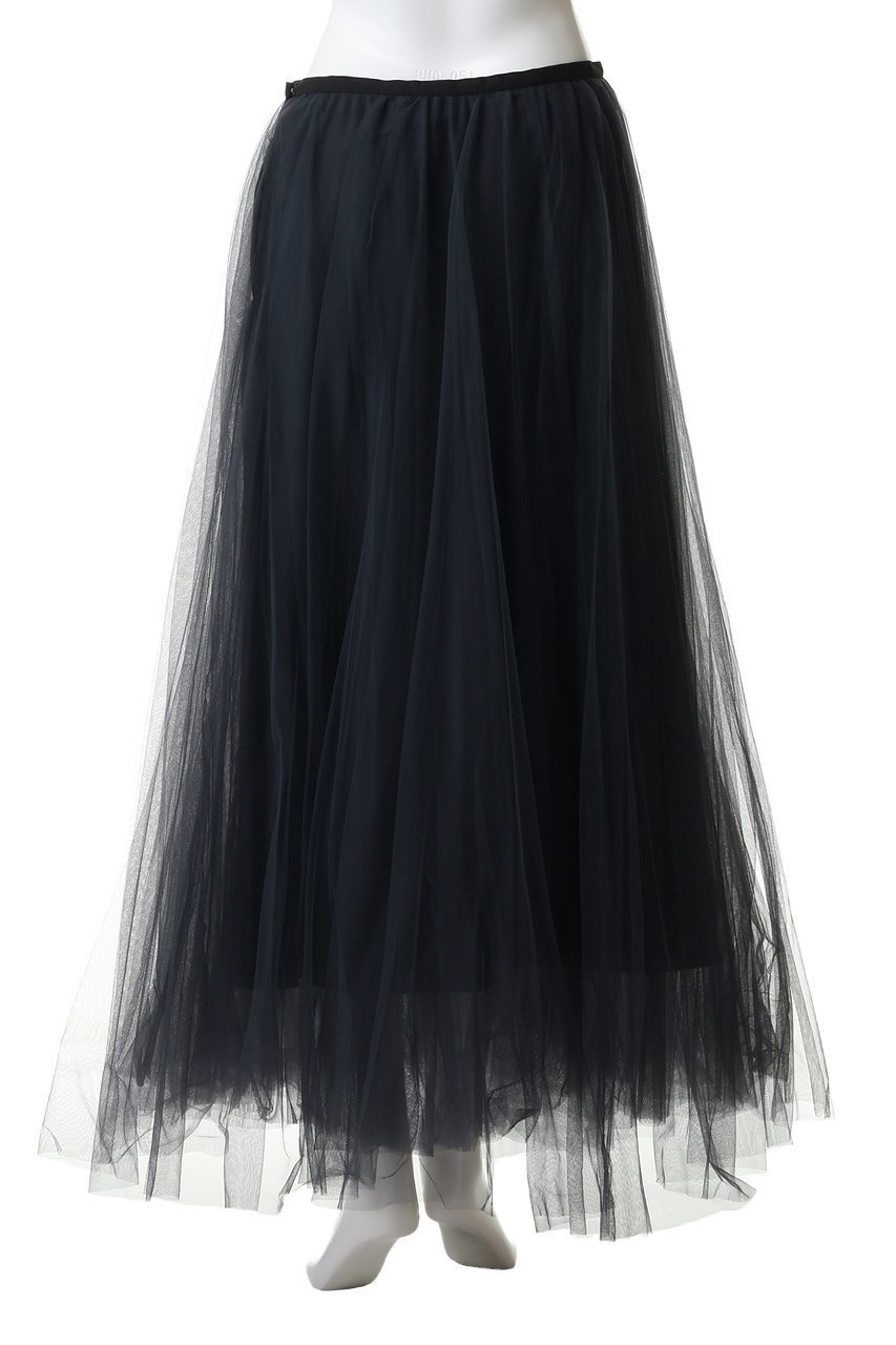 【ハー/HER.】のAラインチュールスカート 人気、トレンドファッション・服の通販 founy(ファニー) 　ファッション　Fashion　レディースファッション　Fashion for Women　スカート　Skirts　ロングスカート　Long Skirts / Maxi & Midi Skirts　エアリー　Airy Texture　シンプル　Simple, Minimal　チュール　Tulip, Tulip Motif　フレア　Flare, Flared　ロング　Long, Long-Length　other-4|ID: prp329100004866576 ipo3291000000036746711