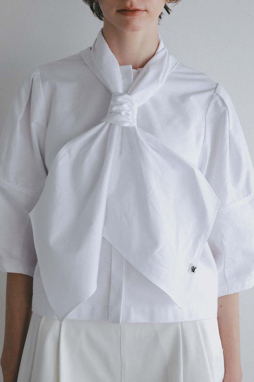 【ハー/HER.】のハンカチーフデザインブラウス 人気、トレンドファッション・服の通販 founy(ファニー) ファッション Fashion レディースファッション Fashion for Women トップス・カットソー Cut & Sew Tops シャツ・ブラウス・オフィスカジュアル Elegant Blouses & Button-Ups オックス Oxford Fabric スリーブ Sleeve, Long Sleeve / Short Sleeve フロント Front, Front Design ロング Long, Long-Length 新作・新入荷 New Arrivals / New In other-5|ID: prp329100004866577 ipo3291000000036246236