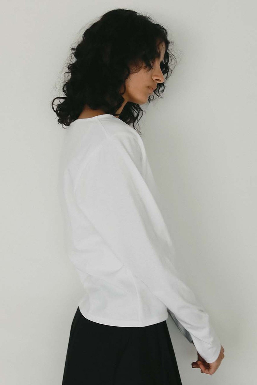 【ハー/HER.】のフロントホックプルオーバー 人気、トレンドファッション・服の通販 founy(ファニー) 　ファッション　Fashion　レディースファッション　Fashion for Women　トップス・カットソー　Cut & Sew Tops　シャツ・ブラウス・オフィスカジュアル　Elegant Blouses & Button-Ups　カジュアルプルオーバー・ニットトップス　Pullovers & Knit Tops / Casual Pullovers　スリーブ　Sleeve, Long Sleeve / Short Sleeve　フロント　Front, Front Design　ボトム　Bottoms, Lower Wear　ロング　Long, Long-Length　新作・新入荷　New Arrivals / New In　other-4|ID: prp329100004866578 ipo3291000000036246245