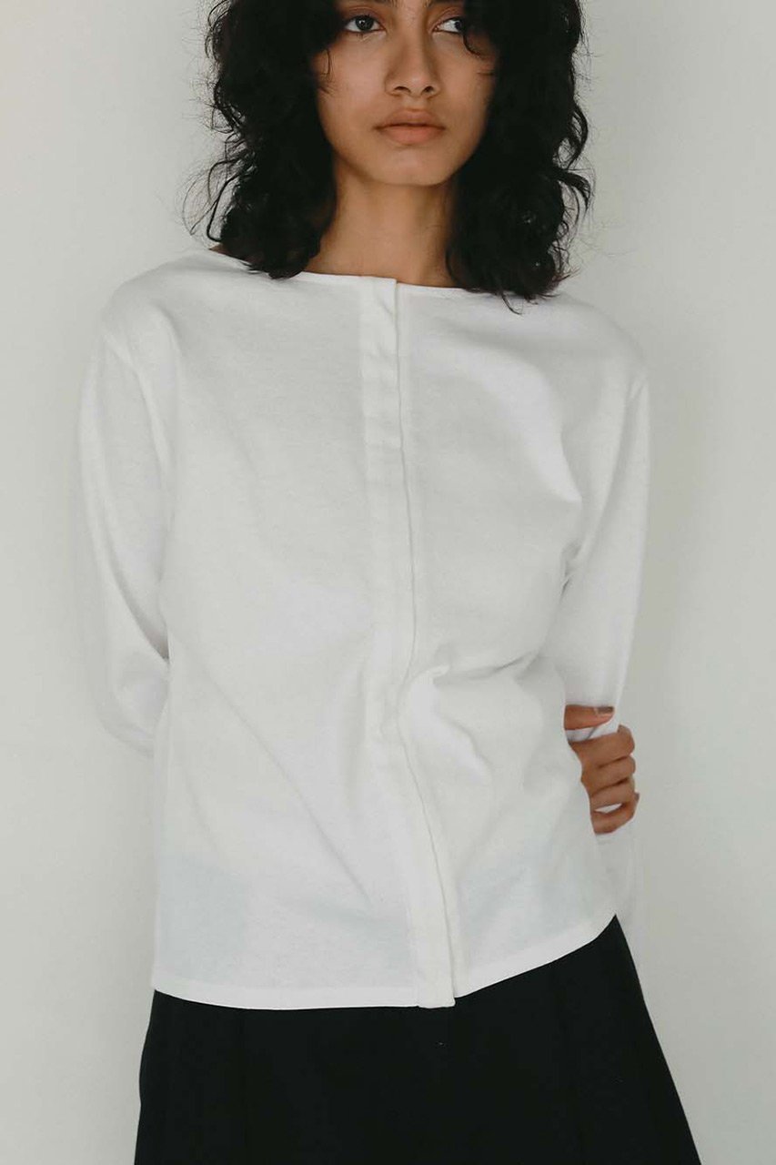 【ハー/HER.】のフロントホックプルオーバー 人気、トレンドファッション・服の通販 founy(ファニー) 　ファッション　Fashion　レディースファッション　Fashion for Women　トップス・カットソー　Cut & Sew Tops　シャツ・ブラウス・オフィスカジュアル　Elegant Blouses & Button-Ups　カジュアルプルオーバー・ニットトップス　Pullovers & Knit Tops / Casual Pullovers　スリーブ　Sleeve, Long Sleeve / Short Sleeve　フロント　Front, Front Design　ボトム　Bottoms, Lower Wear　ロング　Long, Long-Length　新作・新入荷　New Arrivals / New In　other-6|ID: prp329100004866578 ipo3291000000036246247