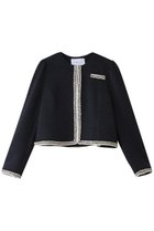 【ボーダーズ アット バルコニー/BORDERS at BALCONY】のツイードフレアジャケット 人気、トレンドファッション・服の通販 founy(ファニー) ファッション Fashion レディースファッション Fashion for Women アウター Coat / Outerwear Collection レディースジャケット・軽アウター Jackets 2026年 2026 おすすめ Recommended / Our Picks ジャケット Jacket, Outerwear セットアップ Set-Up, Coordinated Outfit ツイード Twill, Twill Weave フレア Flare, Flared ワイド Wide, Wide Fit 夏 Summer 春 Spring S/S・春夏 SS, Spring/Summer, Warm Season thumbnail ネイビー|ID: prp329100004866580 ipo3291000000036246260