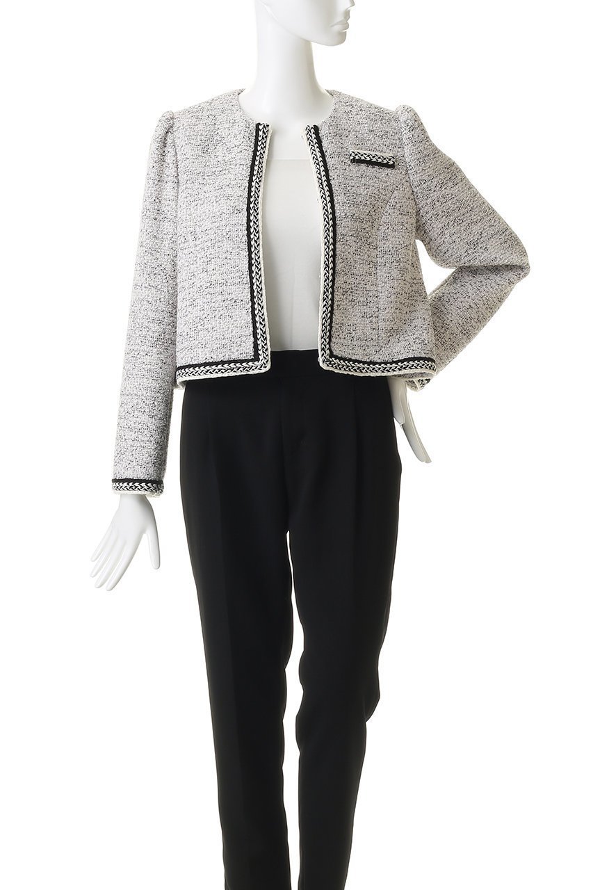 【ボーダーズ アット バルコニー/BORDERS at BALCONY】のツイードフレアジャケット 人気、トレンドファッション・服の通販 founy(ファニー) ファッション Fashion レディースファッション Fashion for Women アウター Coat / Outerwear Collection レディースジャケット・軽アウター Jackets 2026年 2026 おすすめ Recommended / Our Picks ジャケット Jacket, Outerwear セットアップ Set-Up, Coordinated Outfit ツイード Twill, Twill Weave フレア Flare, Flared ワイド Wide, Wide Fit 夏 Summer 春 Spring S/S・春夏 SS, Spring/Summer, Warm Season other-7|ID: prp329100004866580 ipo3291000000036246267