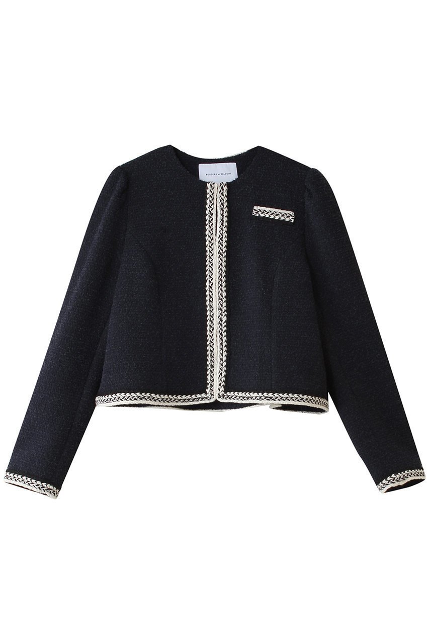 【ボーダーズ アット バルコニー/BORDERS at BALCONY】のツイードフレアジャケット 人気、トレンドファッション・服の通販 founy(ファニー) 　ファッション　Fashion　レディースファッション　Fashion for Women　アウター　Coat / Outerwear Collection　レディースジャケット・軽アウター　Jackets　おすすめ　Recommended / Our Picks　ジャケット　Jacket, Outerwear　セットアップ　Set-Up, Coordinated Outfit　ツイード　Twill, Twill Weave　フレア　Flare, Flared　ワイド　Wide, Wide Fit　 other-1|ID: prp329100004866580 ipo3291000000036744061