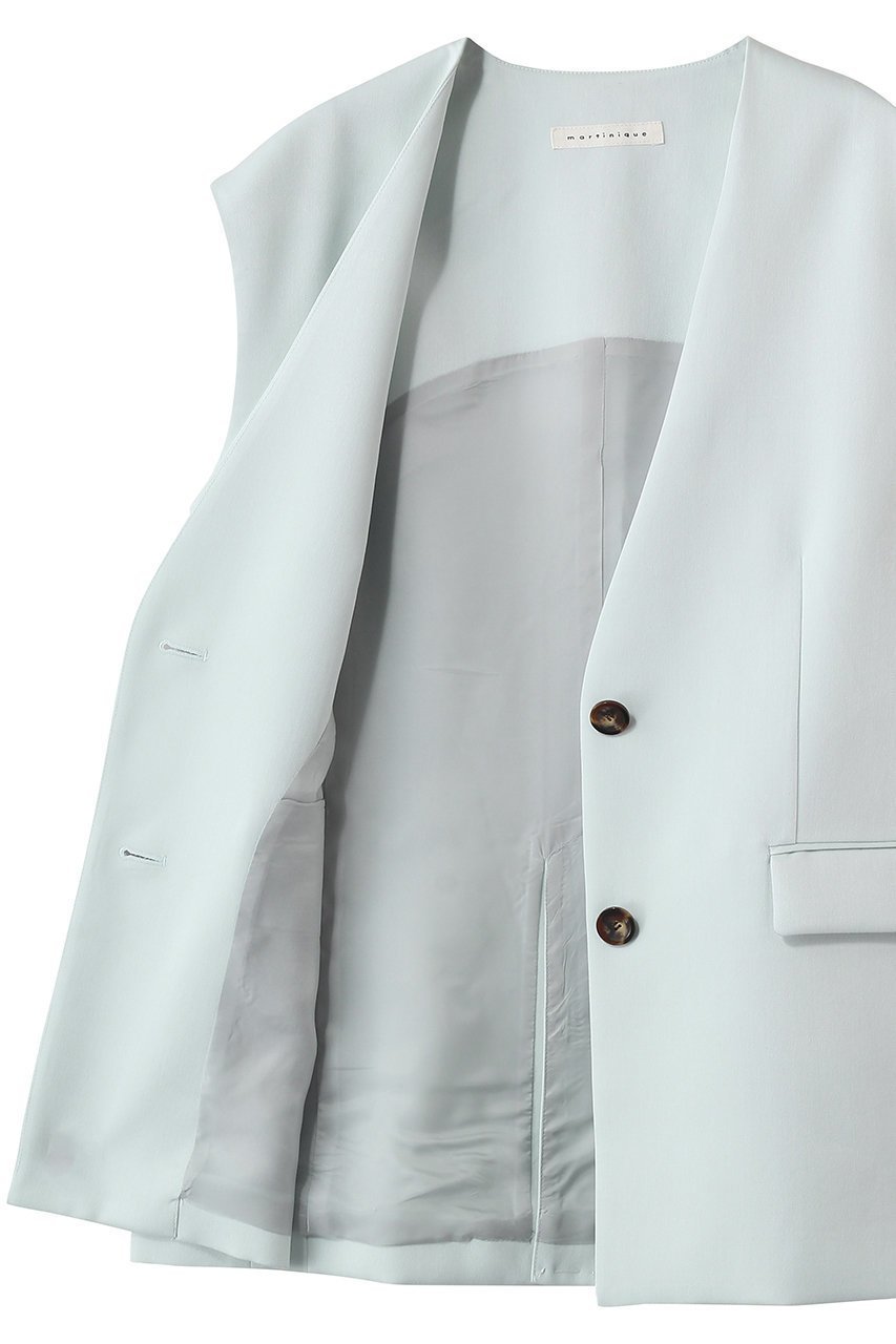 【マルティニーク/martinique】の《コラボ》川上さやかさん×martiniqueVネックジレ(セットアップ可) 人気、トレンドファッション・服の通販 founy(ファニー) 　ファッション　Fashion　レディースファッション　Fashion for Women　アウター　Coat / Outerwear Collection　レディースジャケット・軽アウター　Jackets　おすすめ　Recommended / Our Picks　コラボ　Collaboration, Collab　ジャケット　Jacket, Outerwear　ストレート　Straight, Straight Cut　セットアップ　Set-Up, Coordinated Outfit　ベスト　Vest, Waistcoat　リュクス　Luxury, Elegant, High-End, Chic　エレガント 上品　Elegant　other-6|ID: prp329100004866581 ipo3291000000036714420