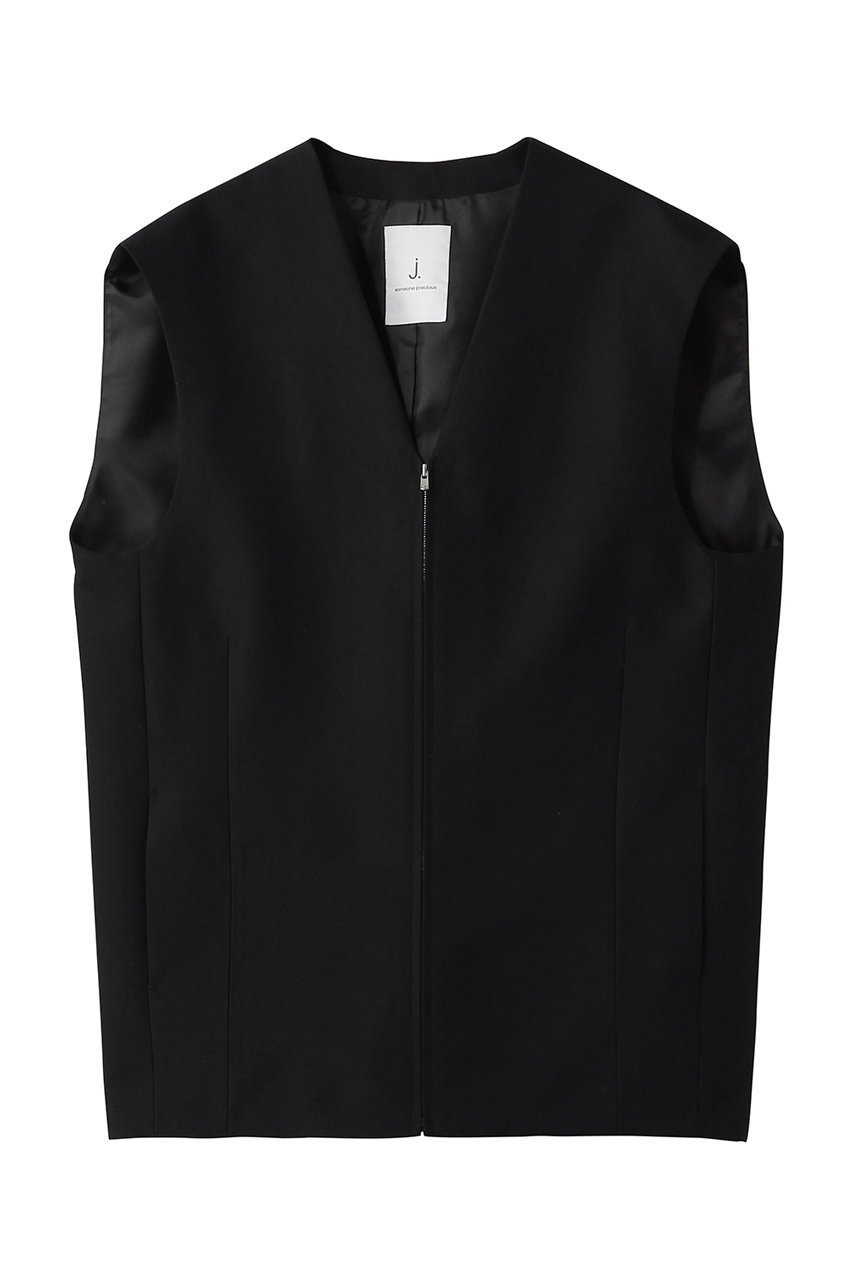 【ジェイドット/j.】のシルキーダブルフェイス コクーンジレ 人気、トレンドファッション・服の通販 founy(ファニー) 　ファッション　Fashion　レディースファッション　Fashion for Women　アウター　Coat / Outerwear Collection　レディースジャケット・軽アウター　Jackets　ジャケット　Jacket, Outerwear　ベスト　Vest, Waistcoat　新作・新入荷　New Arrivals / New In　 other-1|ID: prp329100004866582 ipo3291000000036246277