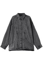 【メゾンスペシャル/MAISON SPECIAL】の【UNISEX】デニム カーブ切替シャツブルゾン 人気、トレンドファッション・服の通販 founy(ファニー) ファッション Fashion レディースファッション Fashion for Women アウター Coat / Outerwear Collection ブルゾンジャケット・スポーティアウター Blouson Jackets トップス・カットソー Cut & Sew Tops シャツ・ブラウス・オフィスカジュアル Elegant Blouses & Button-Ups ユニセックス Unisex, Genderless ショルダー Shoulder, Shoulder Strap スリーブ Sleeve, Long Sleeve / Short Sleeve デニム Denim, Jeans Material ドロップ Drop Shoulder, Dropped Style ブルゾン Blouson, Bomber Jacket ロング Long, Long-Length 切替 Switching, Contrast Panel 新作・新入荷 New Arrivals / New In thumbnail WHT(ホワイト)|ID: prp329100004866584 ipo3291000000036246293