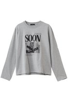 【アルアバイル/allureville】のサイネージロゴロンT 人気、トレンドファッション・服の通販 founy(ファニー) ファッション Fashion レディースファッション Fashion for Women アウター Coat / Outerwear Collection レディースジャケット・軽アウター Jackets ジャケット Jacket, Outerwear デニム Denim, Jeans Material プリント Print, Printed Pattern ワイド Wide, Wide Fit 定番 Standard, Basic Item thumbnail グレー|ID: prp329100004866589 ipo3291000000036509654