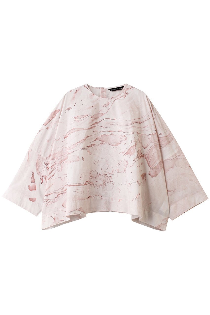 【ミズイロ インド/mizuiro ind】のmarble print wide P/O プルオーバー インテリア・キッズ・メンズ・レディースファッション・服の通販 founy(ファニー) 　ファッション　Fashion　レディースファッション　Fashion for Women　トップス・カットソー　Cut & Sew Tops　シャツ・ブラウス・オフィスカジュアル　Elegant Blouses & Button-Ups　カジュアルプルオーバー・ニットトップス　Pullovers & Knit Tops / Casual Pullovers　おすすめ　Recommended / Our Picks　スリーブ　Sleeve, Long Sleeve / Short Sleeve　セットアップ　Set-Up, Coordinated Outfit　プリント　Print, Printed Pattern　マーブル　Marble, Marble Pattern　ロング　Long, Long-Length　ワイド　Wide, Wide Fit　無地　Plain, Solid Color　pink|ID: prp329100004866590 ipo3291000000036714511