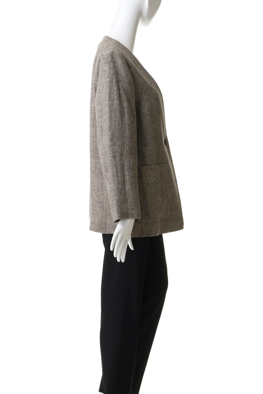 【カレンソロジー/Curensology】のダブルリネンジャケット 人気、トレンドファッション・服の通販 founy(ファニー) 　ファッション　Fashion　レディースファッション　Fashion for Women　アウター　Coat / Outerwear Collection　レディースジャケット・軽アウター　Jackets　2026年　2026　コンパクト　Compact, Small Size　ジャケット　Jacket, Outerwear　スラックス　Slacks, Dress Pants　デニム　Denim, Jeans Material　リネン　Linen, Linen Fabric　夏　Summer　春　Spring　S/S・春夏　SS, Spring/Summer, Warm Season　other-3|ID: prp329100004866596 ipo3291000000036246384