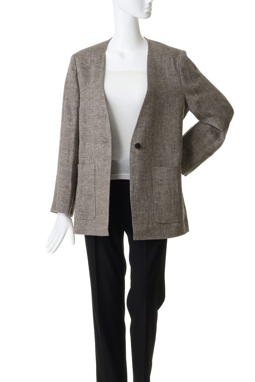 【カレンソロジー/Curensology】のダブルリネンジャケット 人気、トレンドファッション・服の通販 founy(ファニー) 　ファッション　Fashion　レディースファッション　Fashion for Women　アウター　Coat / Outerwear Collection　レディースジャケット・軽アウター　Jackets　2026年　2026　コンパクト　Compact, Small Size　ジャケット　Jacket, Outerwear　スラックス　Slacks, Dress Pants　デニム　Denim, Jeans Material　リネン　Linen, Linen Fabric　夏　Summer　春　Spring　S/S・春夏　SS, Spring/Summer, Warm Season　other-7|ID: prp329100004866596 ipo3291000000036246388