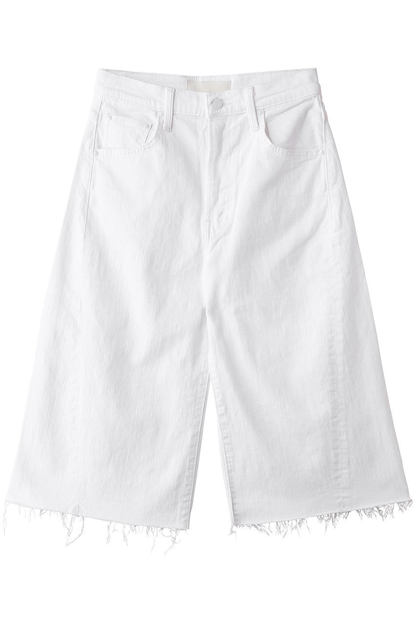 【マザー/MOTHER】のTHE WHOLE LOT ZIP TWIST FRAY ホワイトハーフパンツ (TNN) インテリア・キッズ・メンズ・レディースファッション・服の通販 founy(ファニー) 　ファッション　Fashion　レディースファッション　Fashion for Women　パンツ　Pants & Trousers　ショートパンツ・ハーフパンツ　High-Waisted & Relaxed Shorts　おすすめ　Recommended / Our Picks　クロップド　Cropped, Short Length　ショート　Short, Short Length　トレンド　Trend, Trending Now　ハーフ　Half, Half-Length　ホワイト|ID: prp329100004872500 ipo3291000000036341694