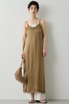 【ウィムガゼット/Whim Gazette】の【THE PAUSE】レーストリムキャミワンピース カーキ|ID: prp329100004872509 ipo3291000000036341772
