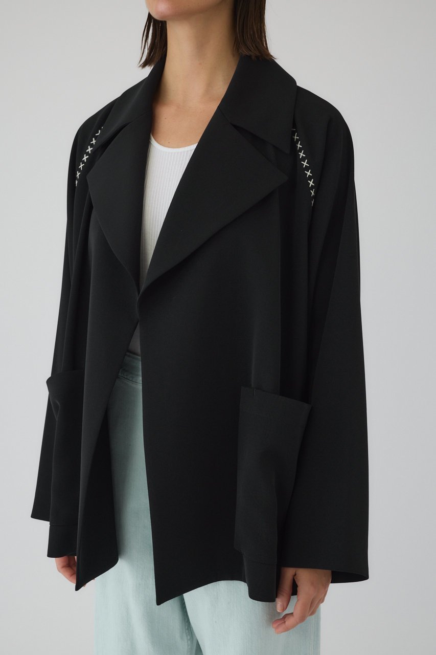 【リムアーク/RIM.ARK】のHidden detail over trench/トレンチコート 人気、トレンドファッション・服の通販 founy(ファニー) ファッション Fashion レディースファッション Fashion for Women アウター Coat / Outerwear Collection コート・ロングコート・ピーコート Long Coats, Peacoats & More トレンチコート / 春秋の定番アウター Trench Coats スタンド Stand Collar, Upright Stand トレンチ Trench, Trench Coat ルーズ Loose, Oversized ロング Long, Long-Length ワイド Wide, Wide Fit エレガント 上品 Elegant other-2|ID: prp329100004872517 ipo3291000000036341850