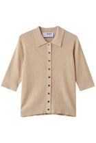 【スリー ドッツ/three dots】のサンディコットン H/S ポロ ティントピンク|ID: prp329100004872521 ipo3291000000036341887