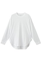 【スリー ドッツ/three dots】のミルキージャージー 長袖Tシャツ 人気、トレンドファッション・服の通販 founy(ファニー) ファッション Fashion レディースファッション Fashion for Women トップス・カットソー Cut & Sew Tops シャツ・ブラウス・オフィスカジュアル Elegant Blouses & Button-Ups ロングTシャツ・Tシャツ Longline T-Shirts & Tees カットソー・ベーシックTシャツ Cut-and-Sewn Tops / Stretch Tees & Basics なめらか Smooth, Silky Texture シンプル Simple, Minimal スリーブ Sleeve, Long Sleeve / Short Sleeve ベーシック Basic, Essential ロング Long, Long-Length 長袖 Long Sleeve, Full Sleeve thumbnail スノーホワイト|ID: prp329100004872522 ipo3291000000036341895