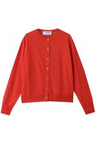 【スリー ドッツ/three dots】のココ スラブ カーディガン レッド|ID: prp329100004872524 ipo3291000000036341912