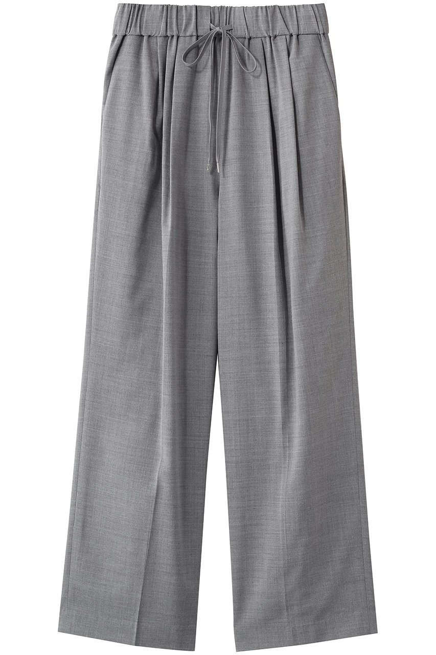 【ティアラ/Tiara】の2タックイージーパンツ インテリア・キッズ・メンズ・レディースファッション・服の通販 founy(ファニー) 　ファッション　Fashion　レディースファッション　Fashion for Women　パンツ　Pants & Trousers　ギャザー　Gathered, Ruffled　シンプル　Simple, Minimal　エレガント 上品　Elegant　グレー|ID: prp329100004872528 ipo3291000000036341947